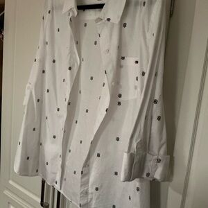 Tommy Hilfiger White Logo Shirt